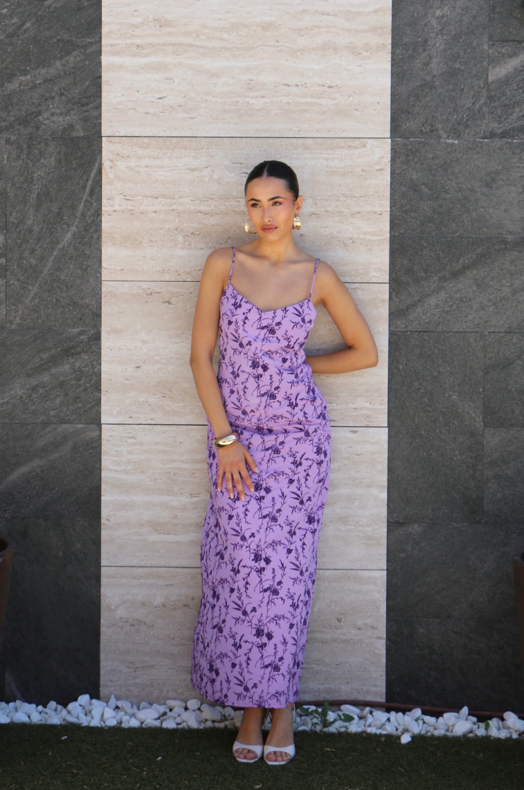 Vestido Azalea Malva