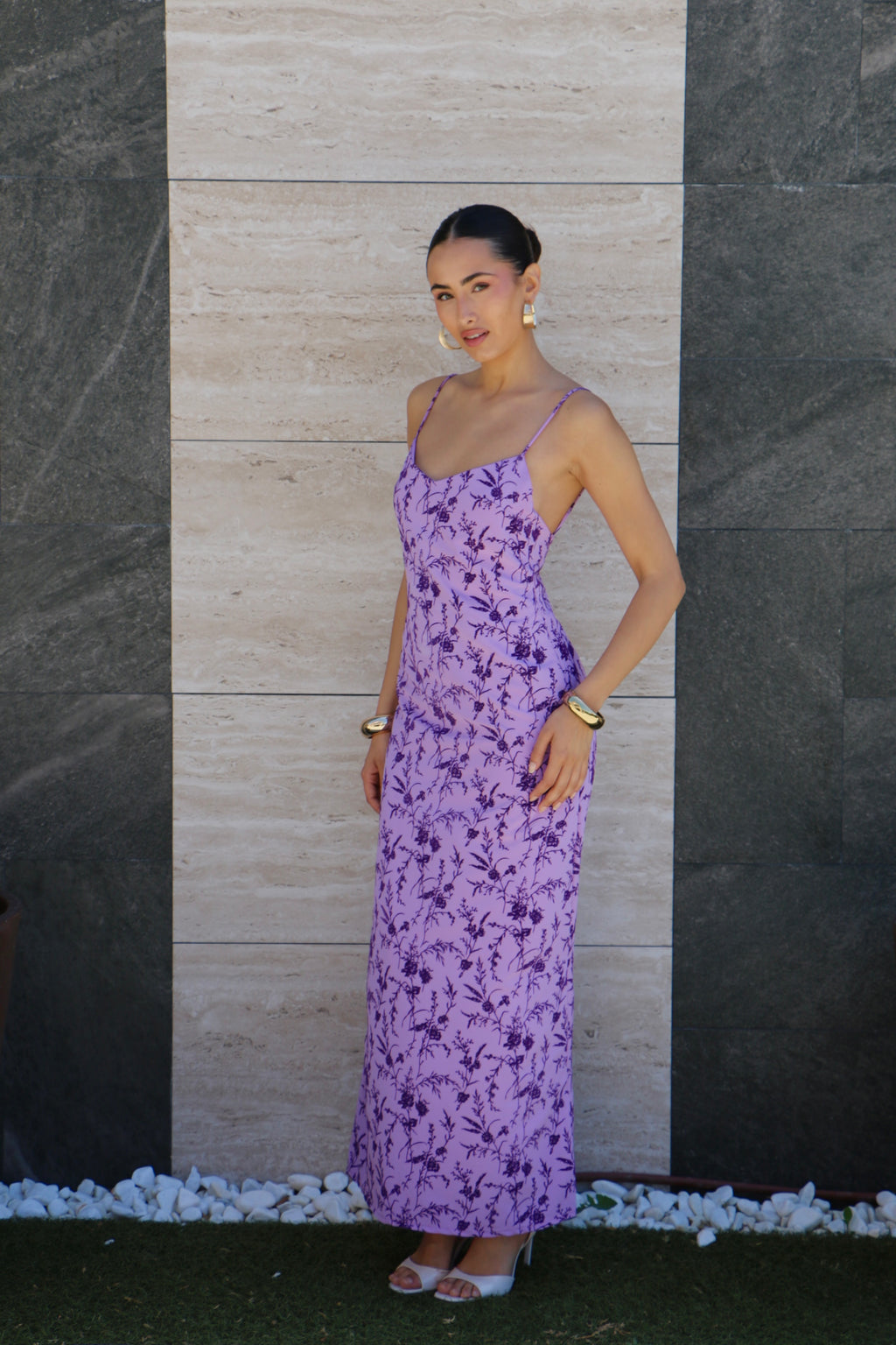 Vestido Azalea Malva