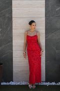 Vestido Azalea Rojo