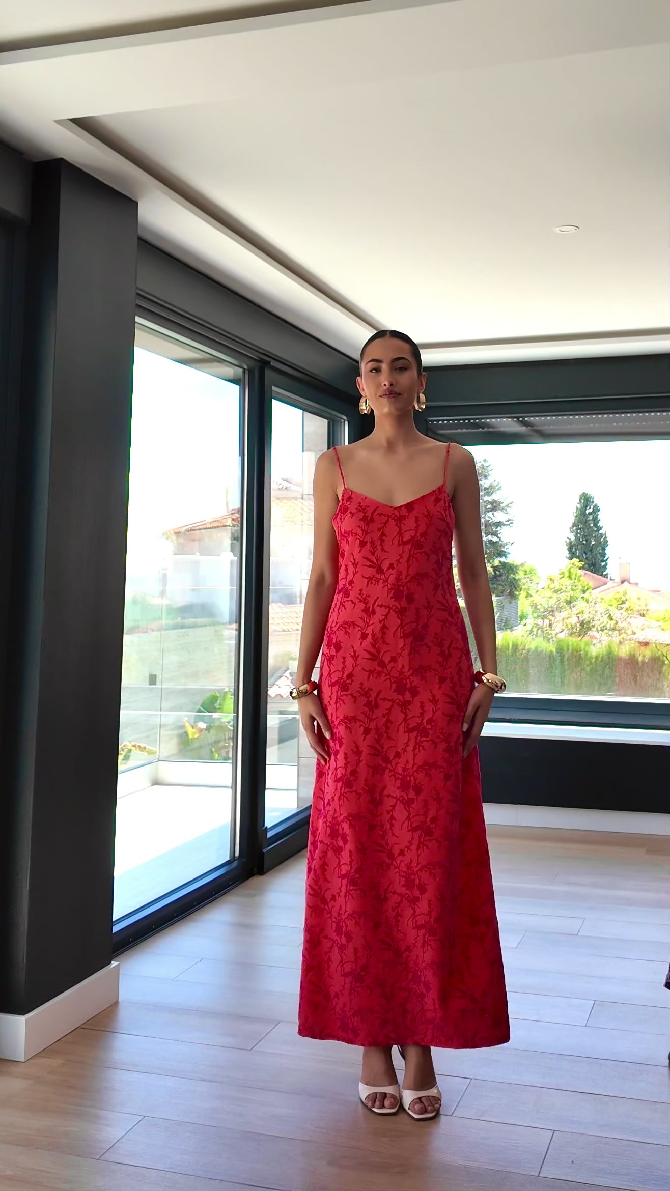 Vestido Azalea Coral